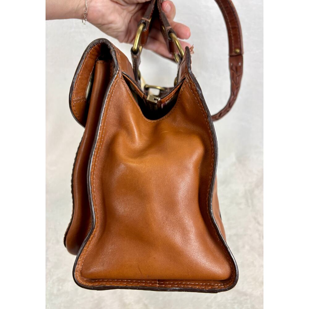 Coach Vintage Y2K Legacy Bleeker Flap Shopper in Brittish Tan Vachetta Leather - Picture 6 of 16